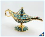 Middle East style metal aladdin lamp trinket box jewelry box for gift