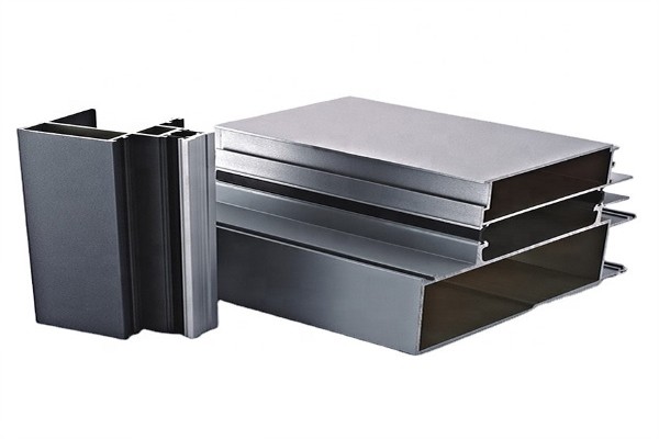 Black 0.8mm slotted Anodized Extrusion Aluminium Profiles