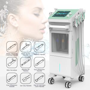 China Newest 9 In 1 Hydradermabrasion Aqua Peeling Hydro Hydrodermabrasion Water Jet Aqua Hydra Dermabrasion Machine factory