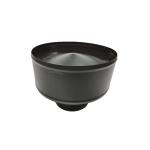 100mm Carbon Steel Pellet Stove Chimney Pipe Cap Sliver color