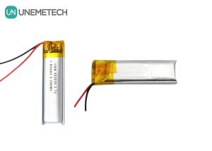 China 3.7V 80mAh 400930 Custom Lithium Polymer Battery Low Weight For Electronic Candles factory