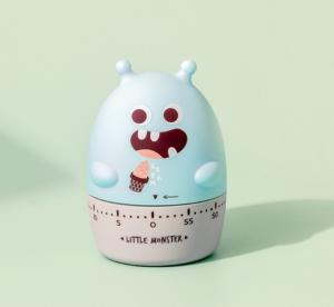 China Rotating ABS Cartoon Kitchen Timer 7*7*9cm environmentally friendly factory