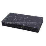 Recycled Shock Absorbing Gym Mats , Anti Slip 15mm Rubber Gym Flooring