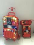 2016 Hot sale LED 3D EVA Kids' Trolley 3 pcs