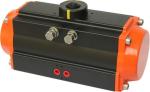 AT series double action single action black aluminum body pneumatic rotary