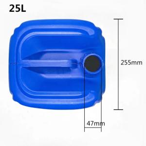 China 25L Plastic Jerry Can Container Durable Chemical Barrel 290*260*420mm factory