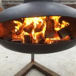 Premium 600mm-1000mm Steel Suspended Wood Heater Indoor Hanging Fireplace