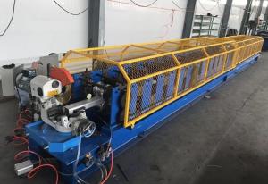 China Steel Pipe Roll Forming Machine , 7-12m / Min Capacity Water Gutter Roll Forming Machine factory