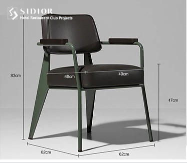 PU Leather Dinning Chair, High Quality Chair, Hot Sell Restaurant Dinning Chair, Powder Coated Frame, High Density Foam