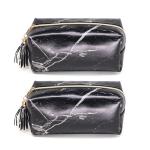Wear Resistant Travel Portable Marble PU Makeup Bag