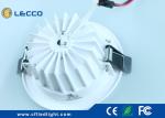 Recessed 9w Led Downlight For Kitchen / Office 6400K Color Temparature