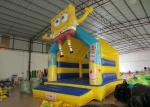 Spongbob Cool Bounce Houses , Backyard Industrial Bounce House Quadruple