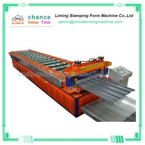 China 840 Trapezoidal Roofing Sheet Roll Forming Machine factory