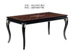 New classic Luxury room Furniture Dining Tables in glossy painting Ebony wood