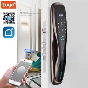 China Apartment / Home Face Recognition Door Lock Cool Smart Door Lock With Camera factory