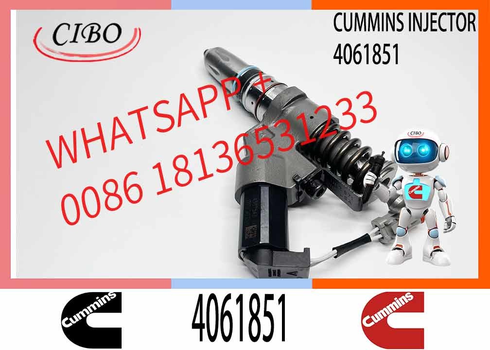 Diesel Fuel Injector Common Rail Injector 4061851 4088327 4088665 3411753 3095040 M11CUM-MINS 3080429 3411756 4061851 40