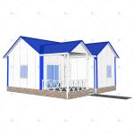 Residential - (Heya-B01) China 1 room sandwich panel house best selling prefab