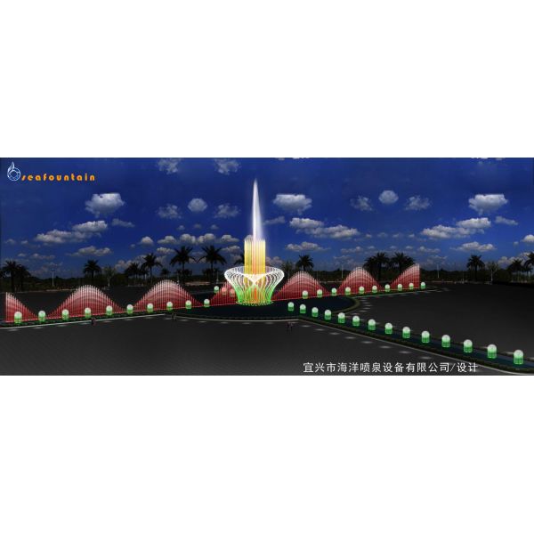 Morden ss304 floor water fountain