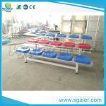 5 Rows Lightweight Stadium Seats , Soccer Collapsible Foldable Bleacher Seats