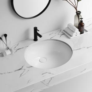 China Ada Wall Mount Bathroom Sink Unglazed Underside Commercial Wall Hung Lavatory factory