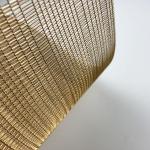 High Security Customized Laminated Glass Metal Fabric For Upscale Hotel
