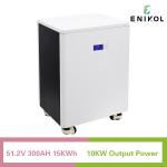 Long Cycle Life 48V Solar Battery 48v 300ah Lifepo4 15kwh Battery With Wheel