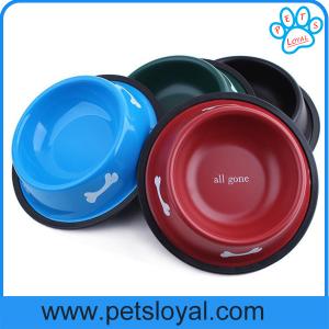 China High Quality Stainless steel dog bows print dog bowl Melamine material pet bowl factory