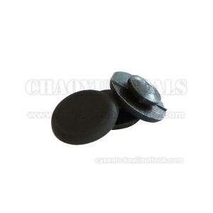 Medical Industry Rubber Bumpers Black Frost Surface High Temperature Resistance