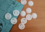 23mm Degassing Plastic Valve For Coffee Bean Gusset Pouch