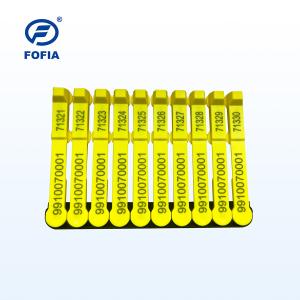 China HDX Electronic Sheep Livestock Tags With 134.2khz RFID factory