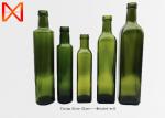 250ml 500ml Small Olive Oil Bottles , Green Olive Oil Bottle Matte Frosted