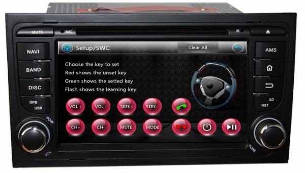 Ouchuangbo Car Stereo Audio Radio DVD Player for Audi A4 2003-2011 GPS Sat Navi
