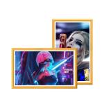 3840*2160 High Definition Support SD and USB 50 Inch Digital Photo Picture Frame