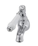 Hotel Bathroom Mixer Taps Lever Basin Taps Pair With Chrome Finish T8154