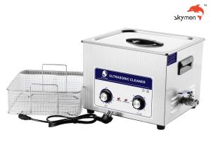 China Skymen 15L 360W 40KHz Mechanical Control Metal Parts Ultrasonic Cleaner factory