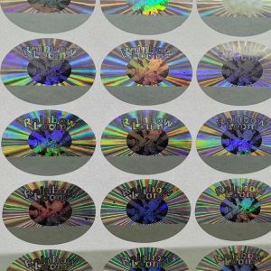 Offset Printing Holographic Sticker Labels Durable And Cost-Effective