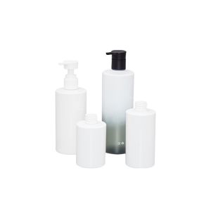 China Injection Molding Matte Lotion Pump Bottle PCR PET For Skin Care 150ml 200ml 400ml factory