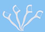 50pcs Oral clean dispossable Waxed Floss Picks Teeth Toothpicks Interdental