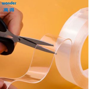 Strong Adhesive Reusable Nano Tape Roll Waterproof Sticky Removed