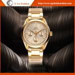 006B IPG 3 Subdials Watches Full Gold Golden Watch Man Quartz Watch Stainless