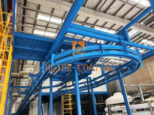 China Professional Customizable Steel Chain Hanging Overhead Conveyor System for Industrial Production factory