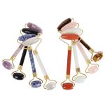 Multi Color Gua Sha Jade Roller For Under Eye Bags