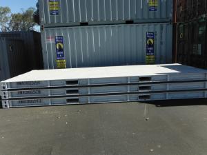 China Well Painted Shipping Container Platform 20ft Flat Transportation 192000 Kgs factory