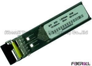 China Bidirectional Fiber Optic Transceiver LC SFP Module For Gigabit Ethernet factory