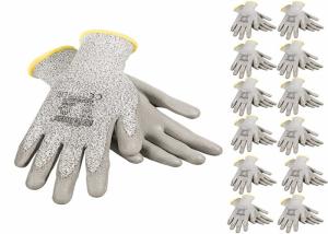China Hand Safety Polyurethane Work Gloves Abrasion Resistant Sample Free factory