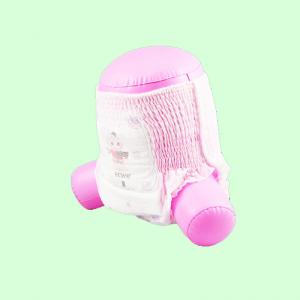 China Soft Nowoven Frabic Baby Panty Diaper for Babies in Convenient Pull Up Style factory