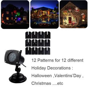China 4W RGB Rotating Projection Led Lightsled Christmas Snow Light factory