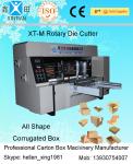 Aluminum Double Roller Carton Folding Machine , Rotary Die-Cutter Carton Making
