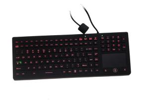 China 4 Plus Backlit Industrial PCKeyboard Mouse Kit Silicone With Pointing Device factory