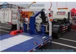 FAW 115 Hp Engine Wrecker Tow Truck , Flatbed Wrecker Full Landing 5000 KG